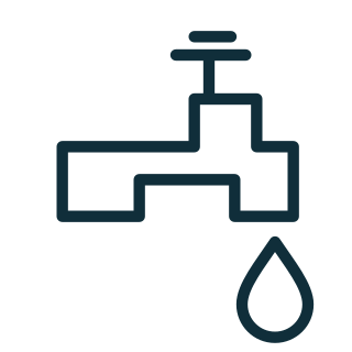 Faucet outline icon