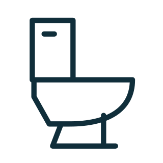 Toilet outline icon