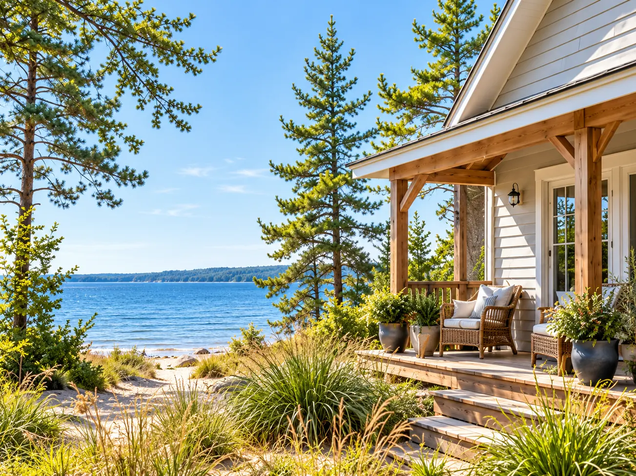 Service area wasaga-hero Beachside cottage and lake, illustrative image