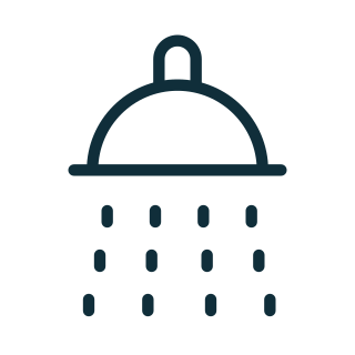 Shower outline icon